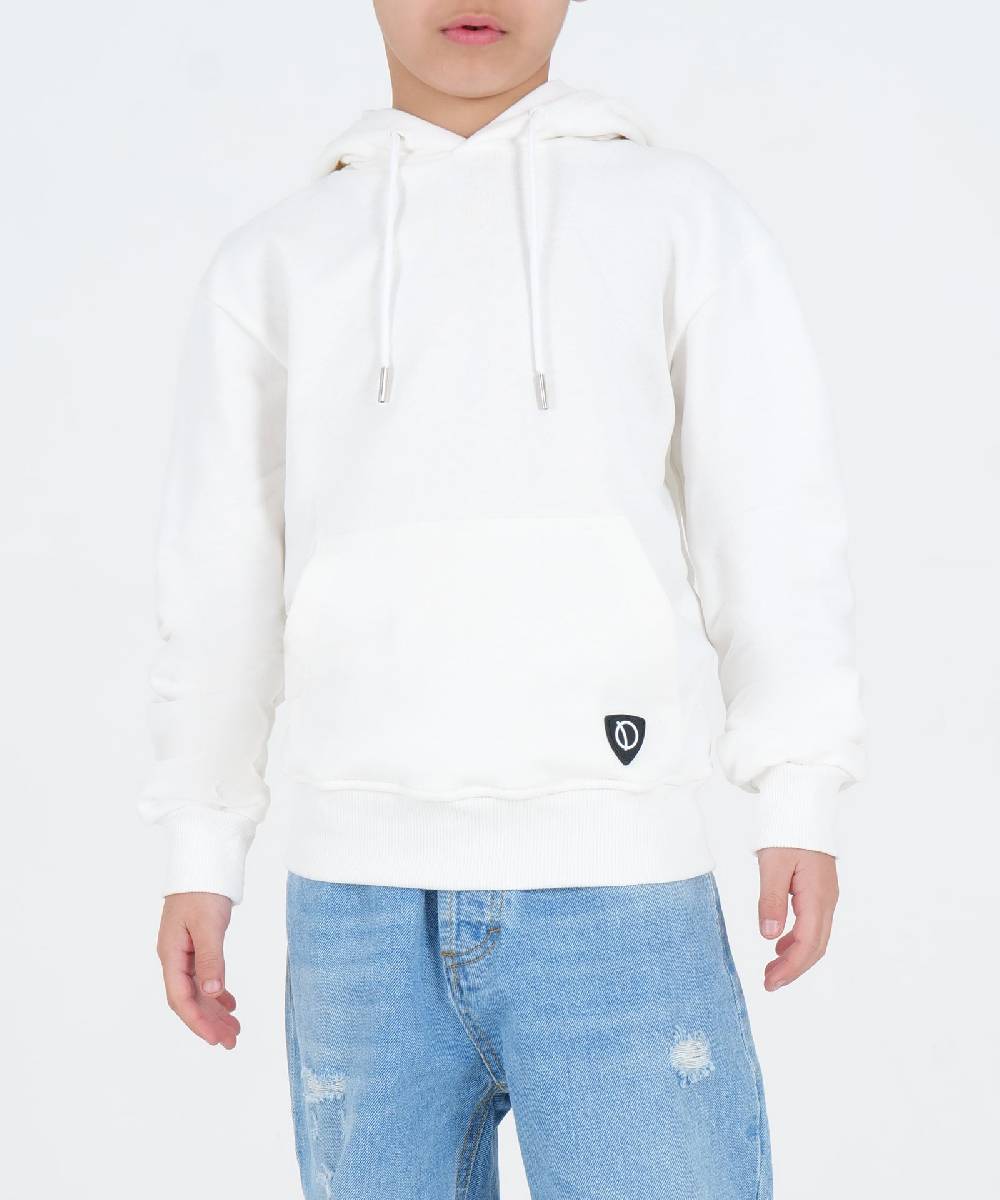 Over D FELPA CON CAPPUCCIO E MARSUPIO BASICA