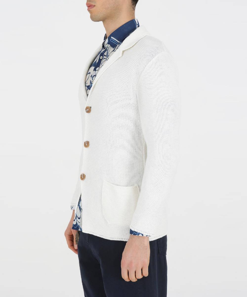 Over D GIACCA CARDIGAN COLLO 'REVERS'