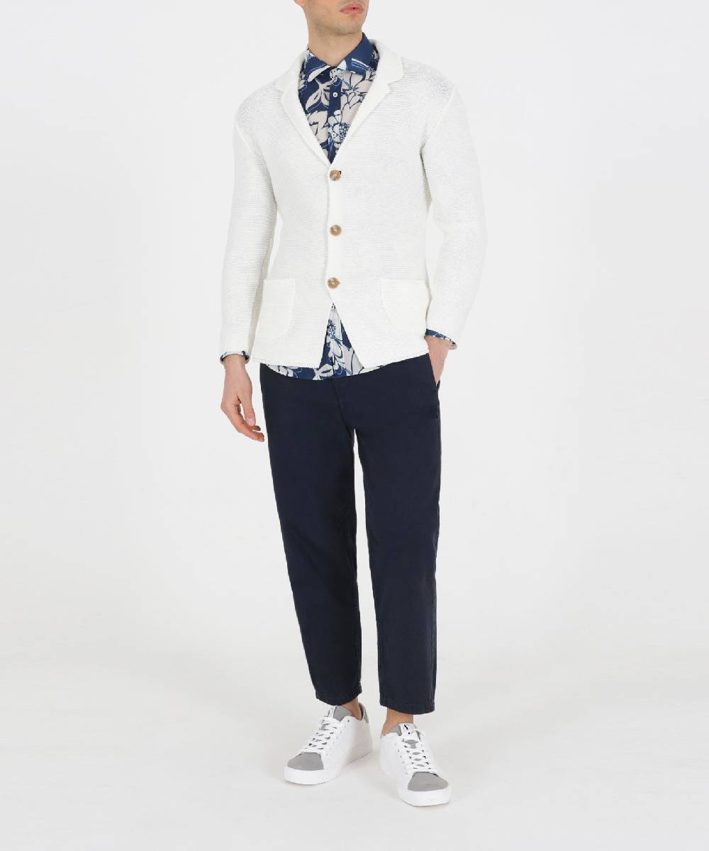 Over D GIACCA CARDIGAN COLLO 'REVERS'