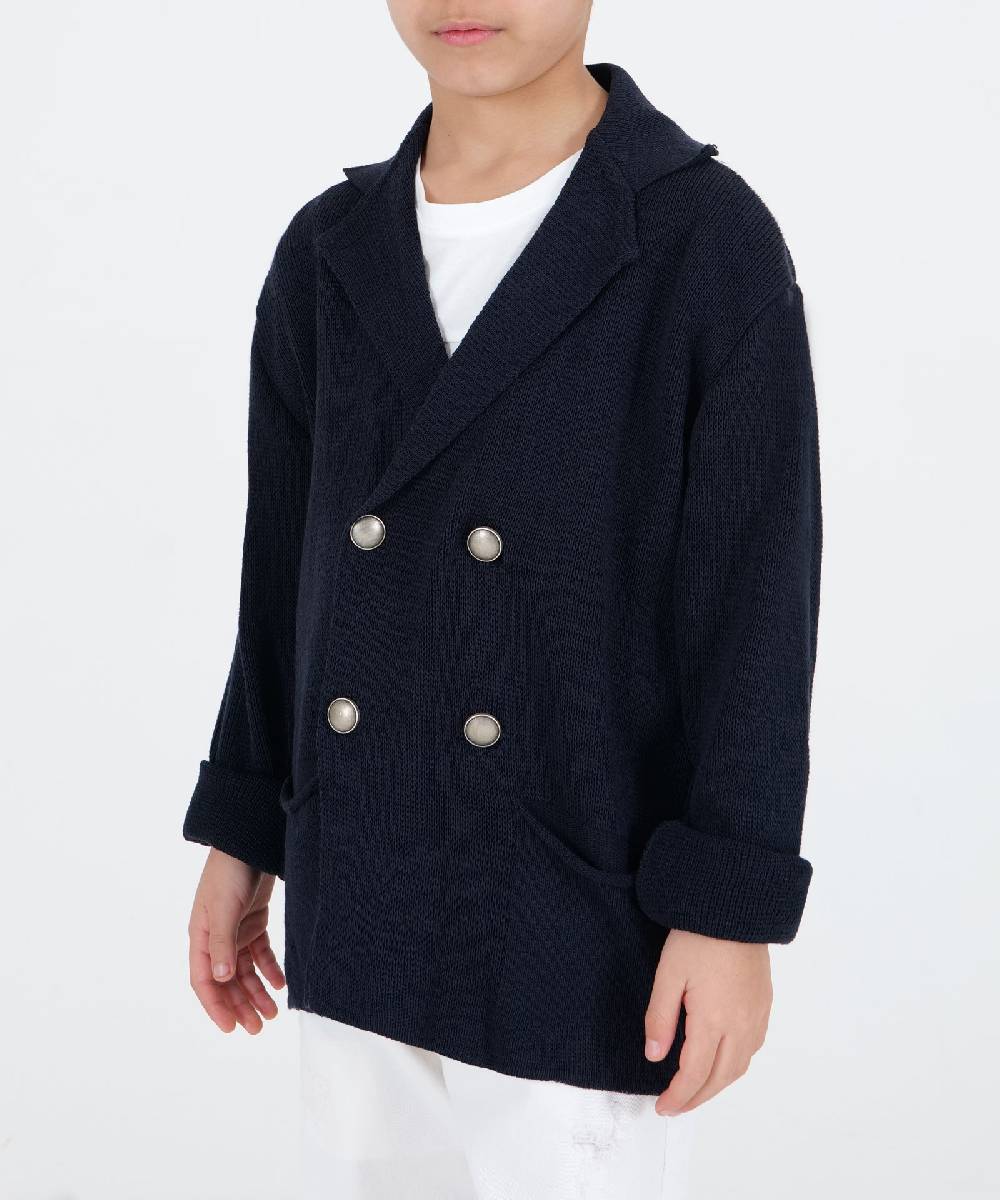 Over D GIACCA IN MAGLIA DOPPIOPETTO