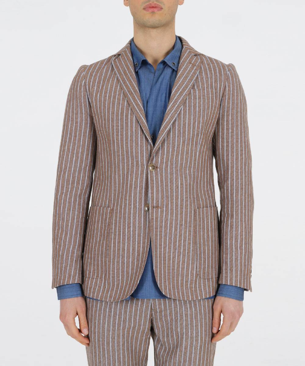 Over D GIACCA SLIM FIT 2 BOTTONI TASCHE TOPPA