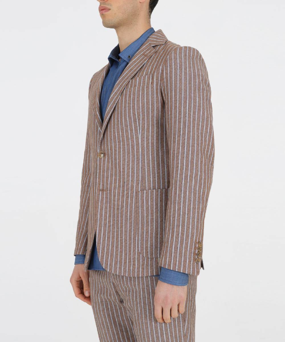 Over D GIACCA SLIM FIT 2 BOTTONI TASCHE TOPPA