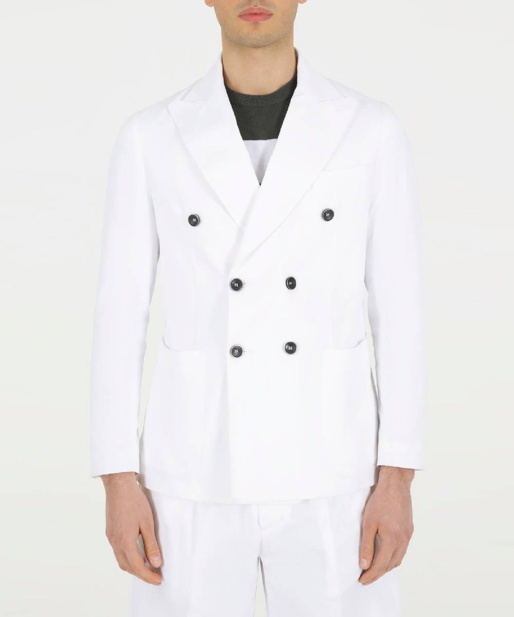 Over D GIACCA SLIM FIT DOPPIO PETTO REVERS