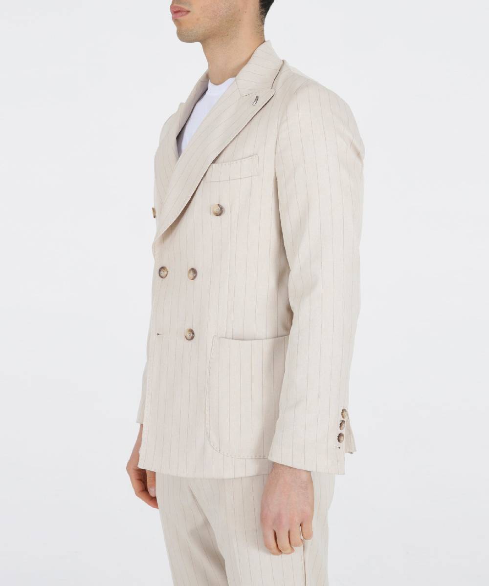 Over D GIACCA SLIM FIT DOPPIO PETTO REVERS