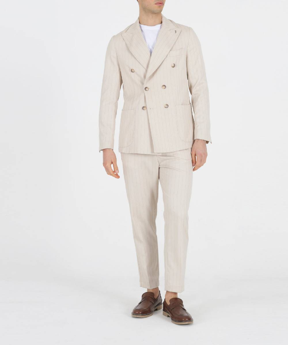 Over D GIACCA SLIM FIT DOPPIO PETTO REVERS