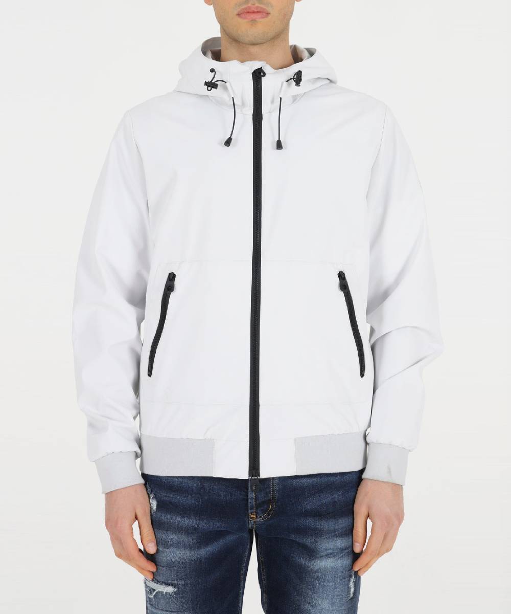 Over D GIUBBOTTO MODELLO BOMBER CON CAPPUCCIO