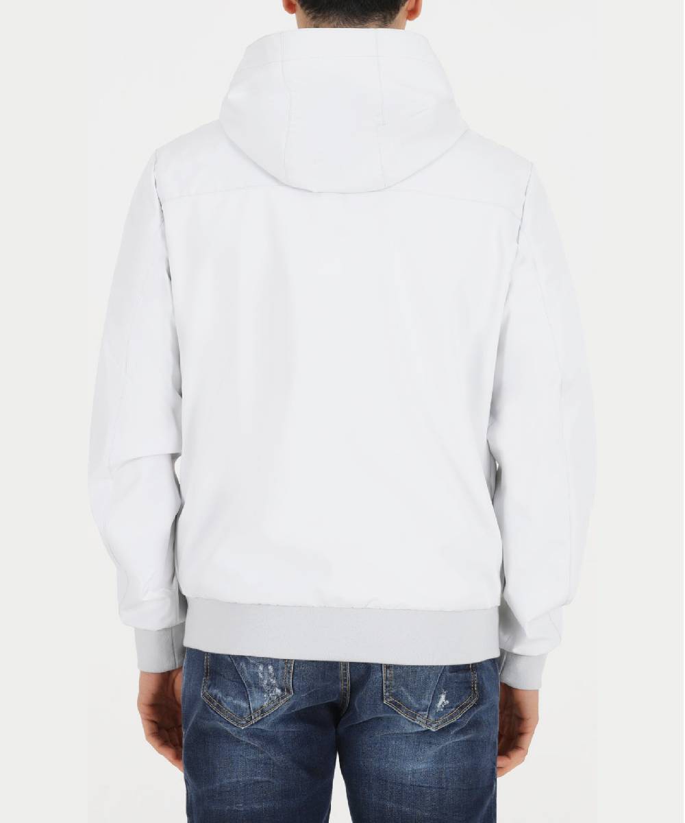 Over D GIUBBOTTO MODELLO BOMBER CON CAPPUCCIO