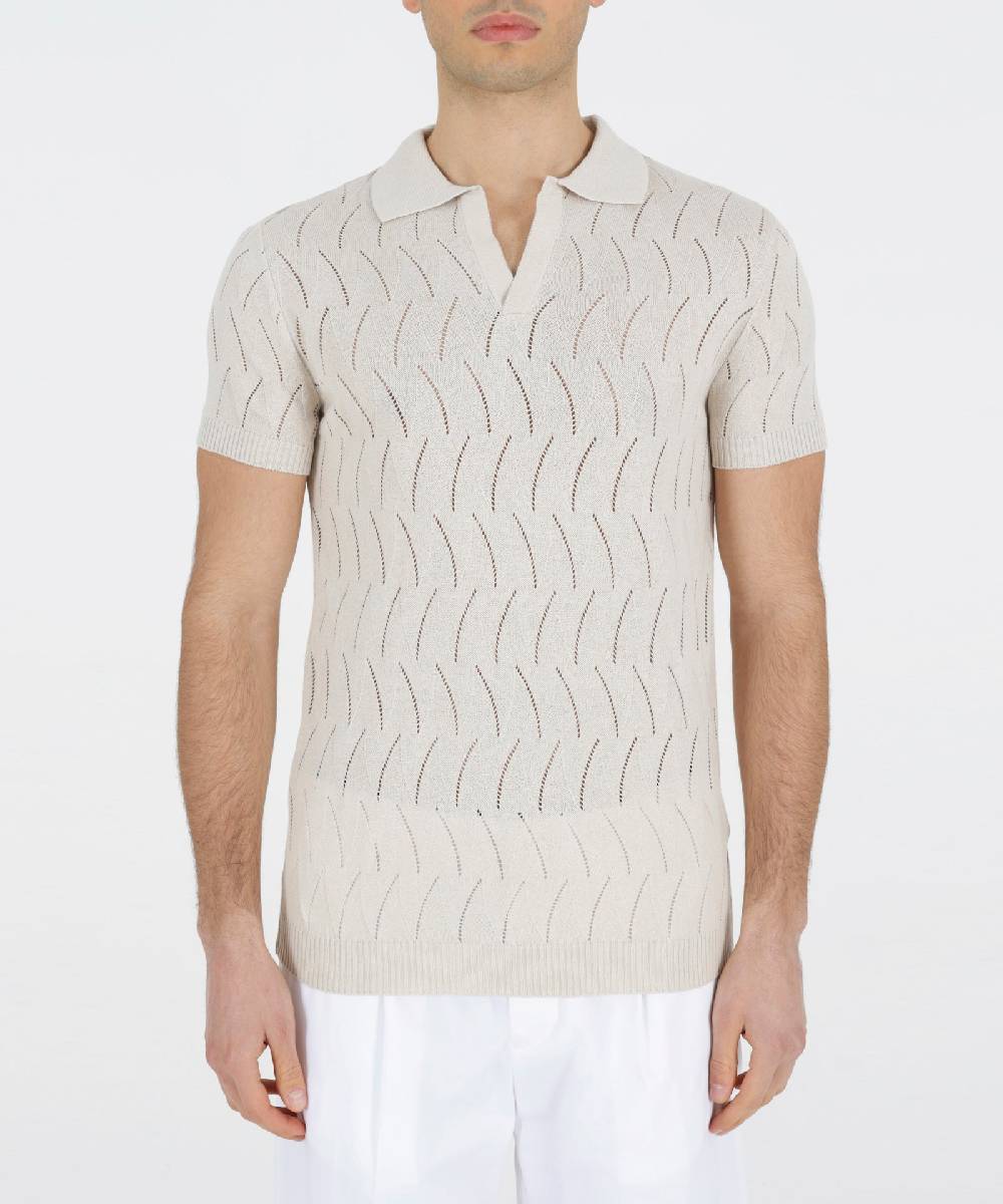 Over D MAGLIA COLLO POLO DERBY