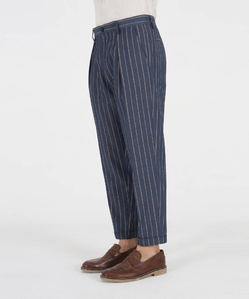 Over D PANTALONE CHINO 1 PINCE TAPERED FIT