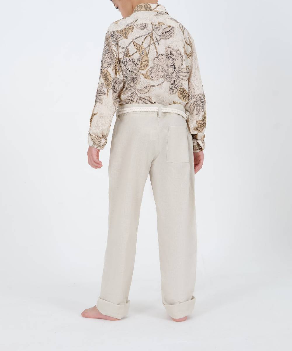 Over D PANTALONE CON CINTURINO LUNGO