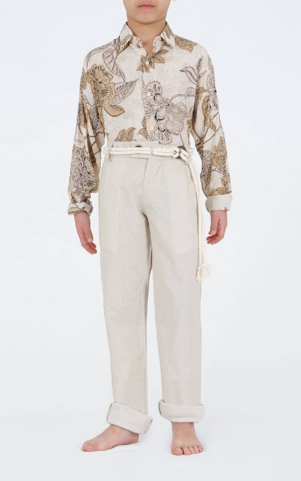 Over D PANTALONE CON CINTURINO LUNGO