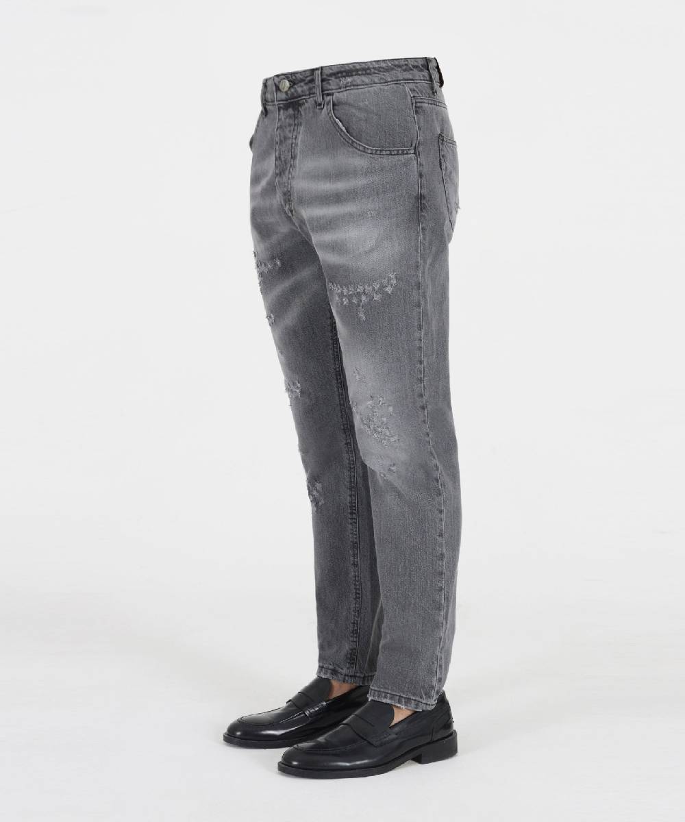 Over D PANTALONE DENIM 5 TASCHE TAPERED FIT