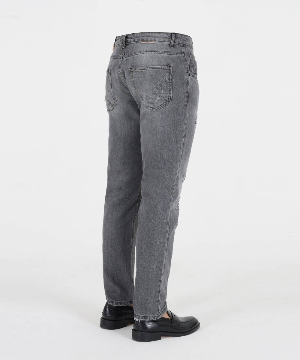 Over D PANTALONE DENIM 5 TASCHE TAPERED FIT