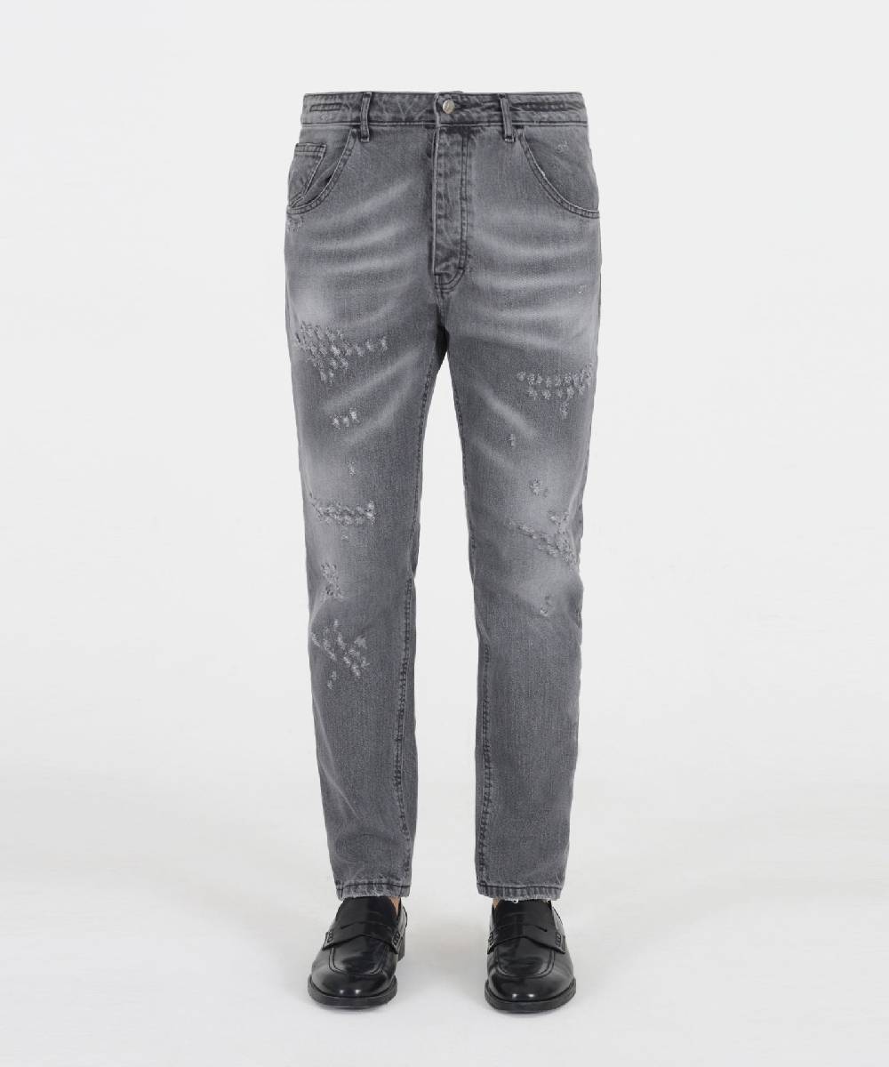 Over D PANTALONE DENIM 5 TASCHE TAPERED FIT