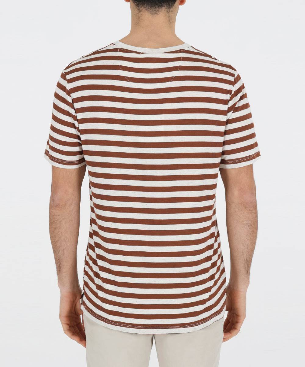 Over D T-SHIRT A RIGATA