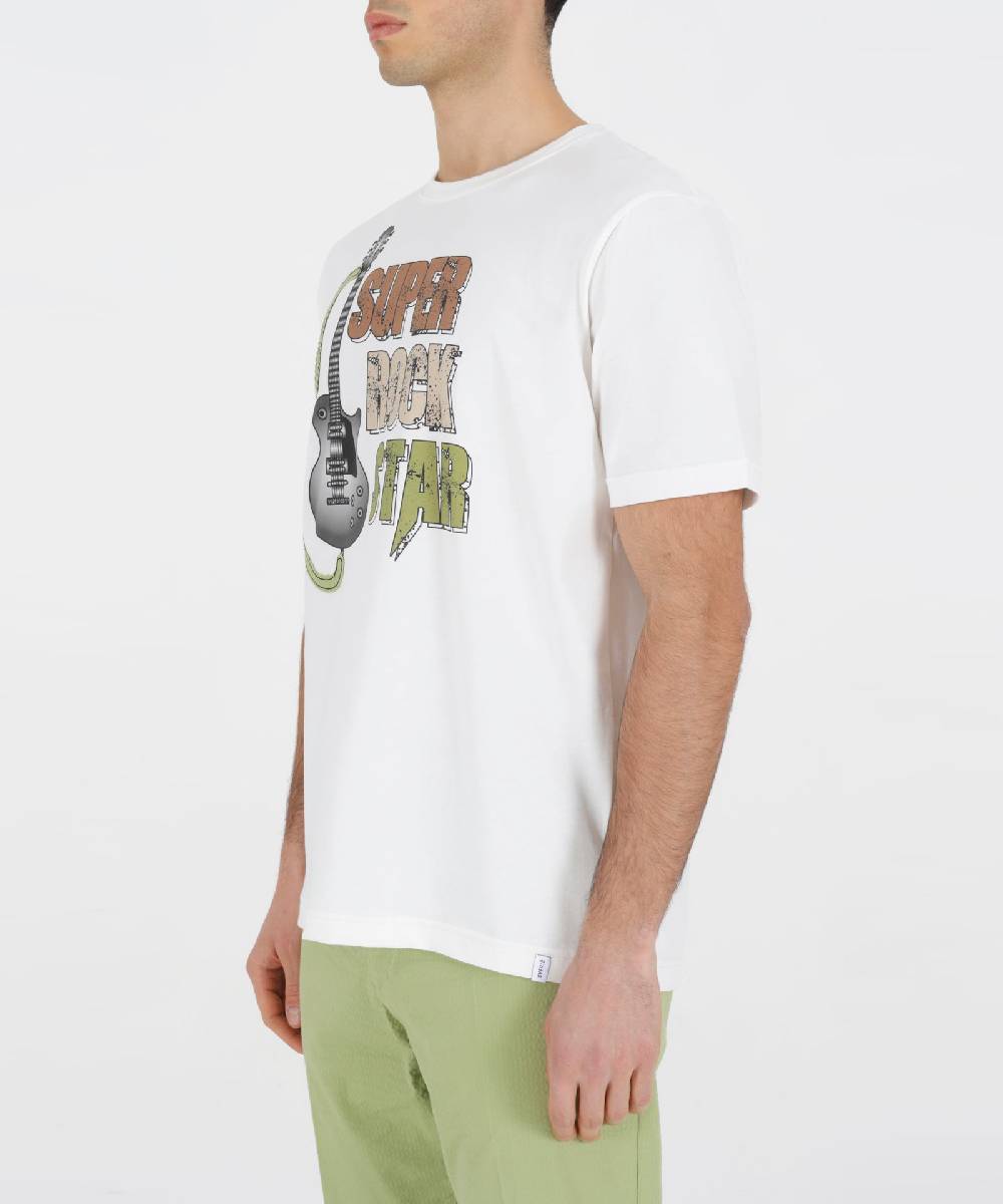 Over D T-SHIRT GRAFICA SUPER ROCK STAR