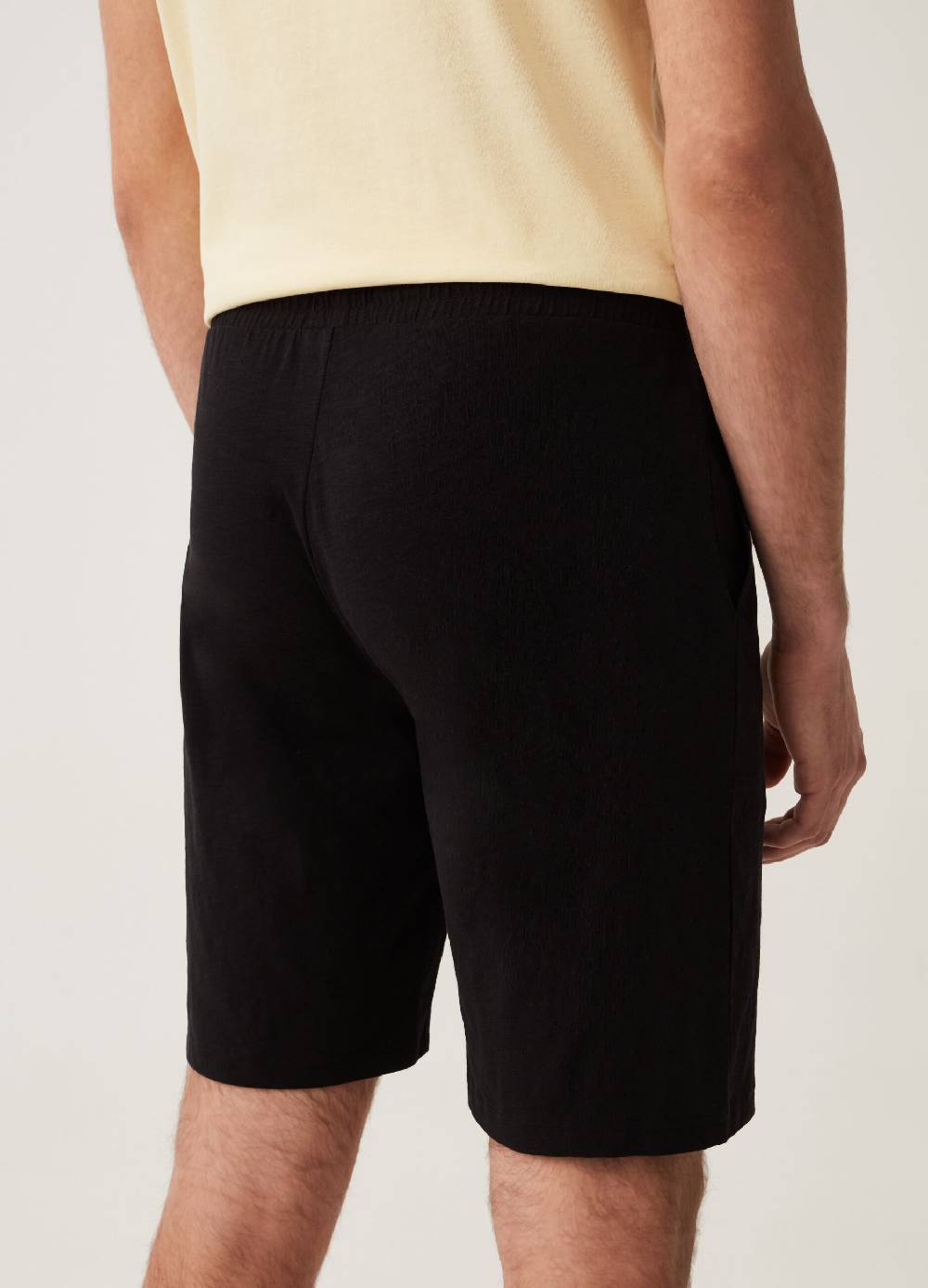 Ovs Bermuda Jogger In Cotone Slub Stampa Grand&Hills