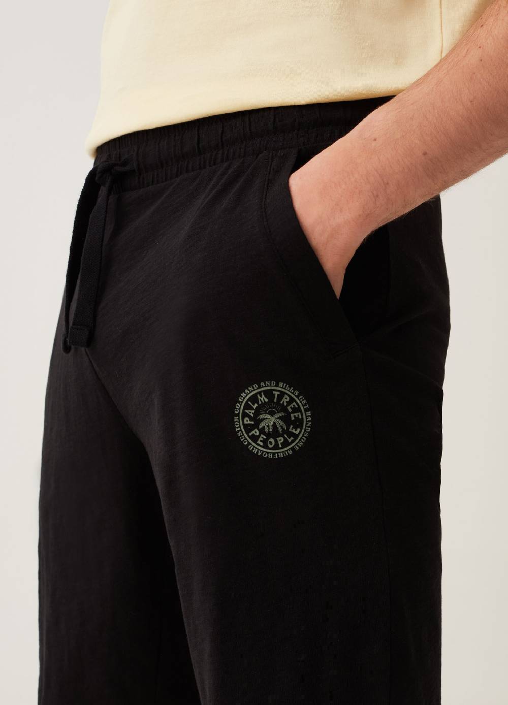 Ovs Bermuda Jogger In Cotone Slub Stampa Grand&Hills