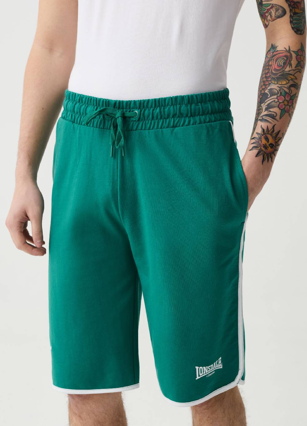 Ovs Bermuda Jogger Profili A Contrasto E Stampa Logo