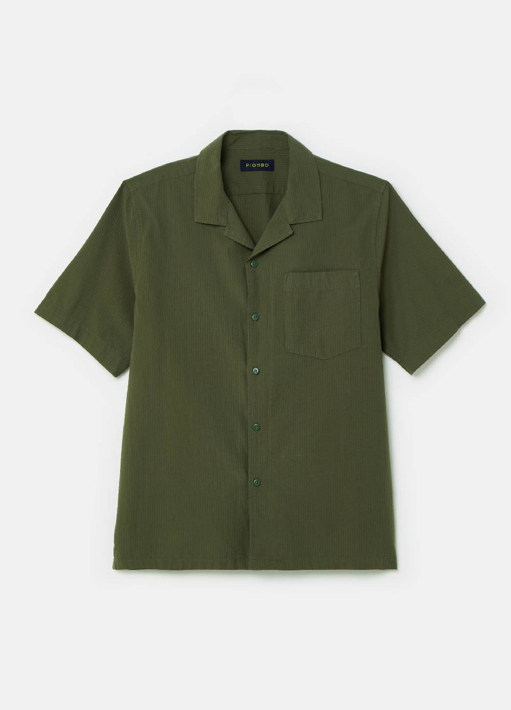Ovs Camicia A Maniche Corte In Seersucker Con Tasca