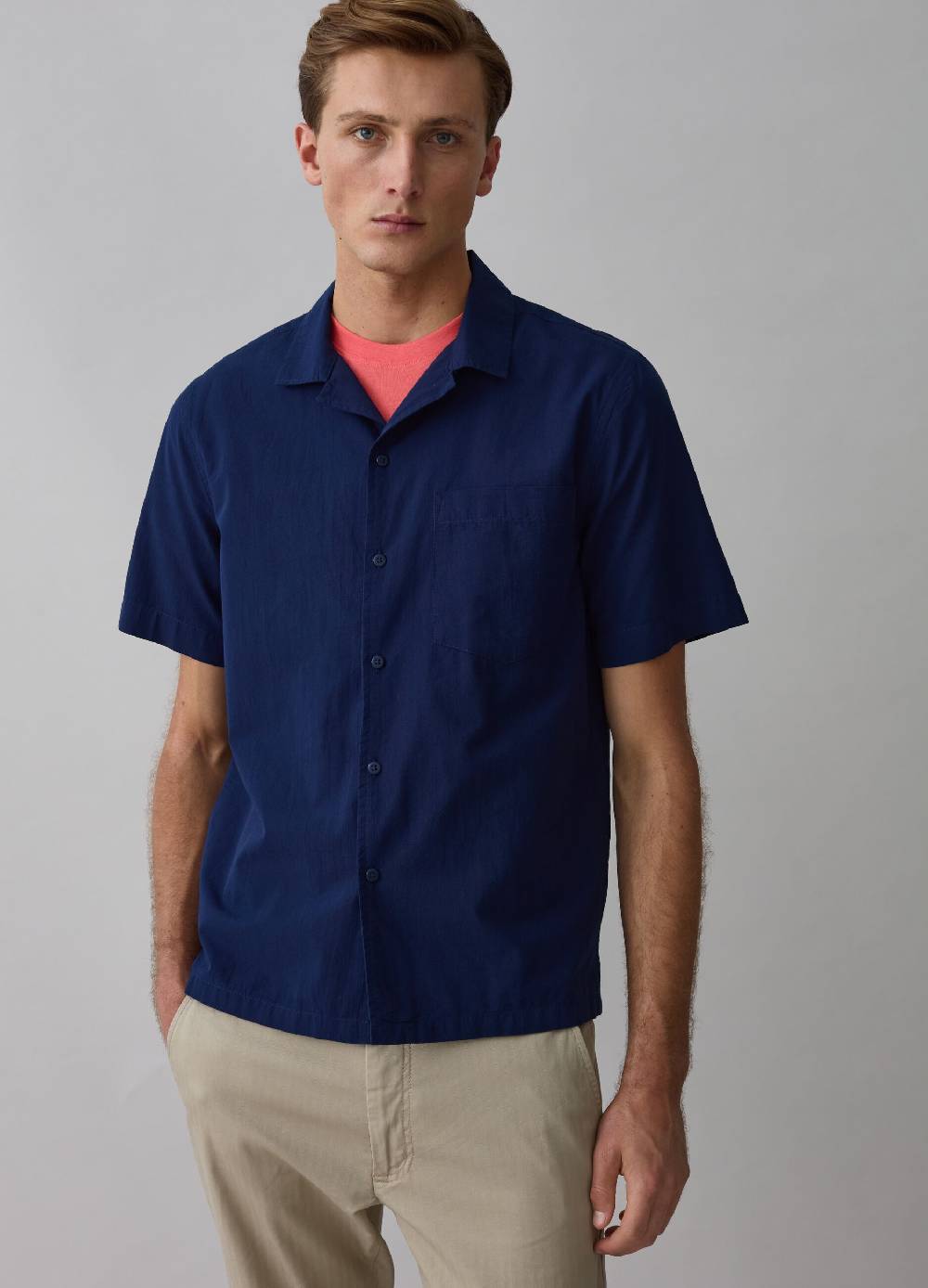 Ovs Camicia a maniche corte in seersucker con tasca