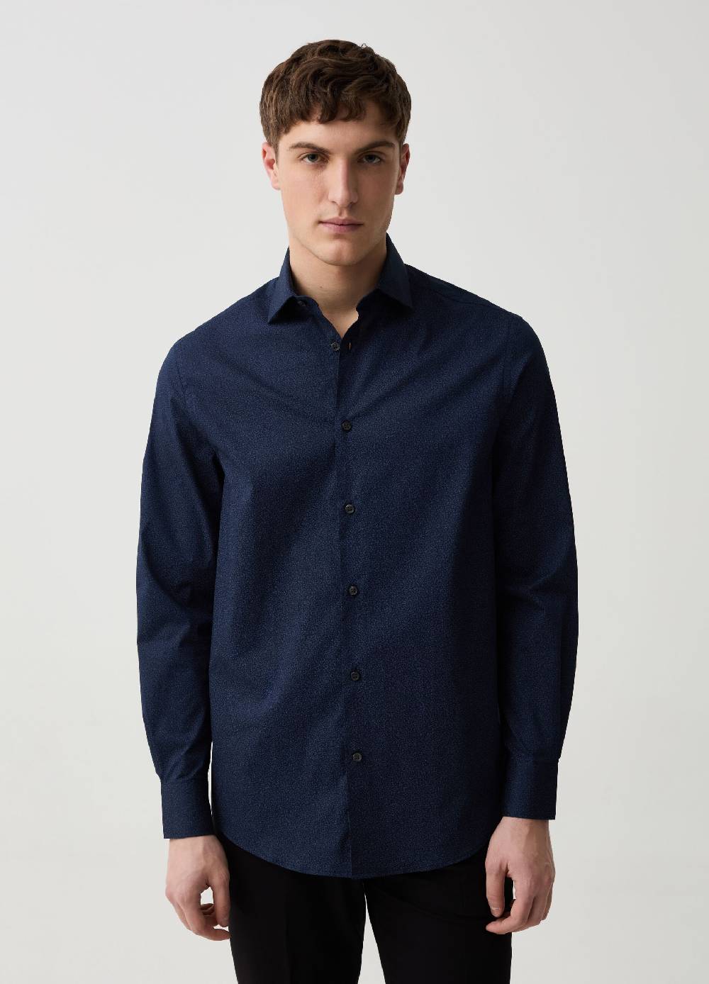 Ovs Camicia regular fit con micro fantasia floreale