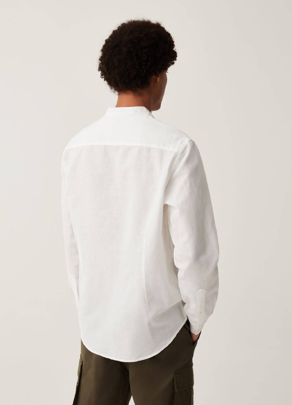 Ovs Camicia Regular Fit In Cotone E Lino Grand&Hills