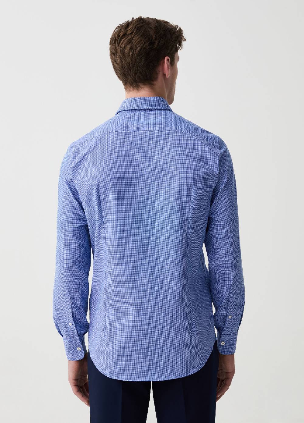 Ovs Camicia Slim Fit In Cotone Easy Iron Micro Fantasia