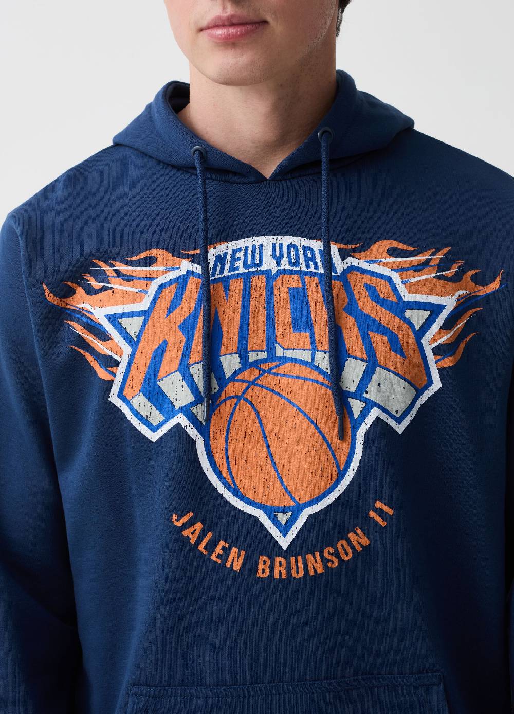 Ovs Felpa Con Cappuccio E Stampa NBA New York Knicks