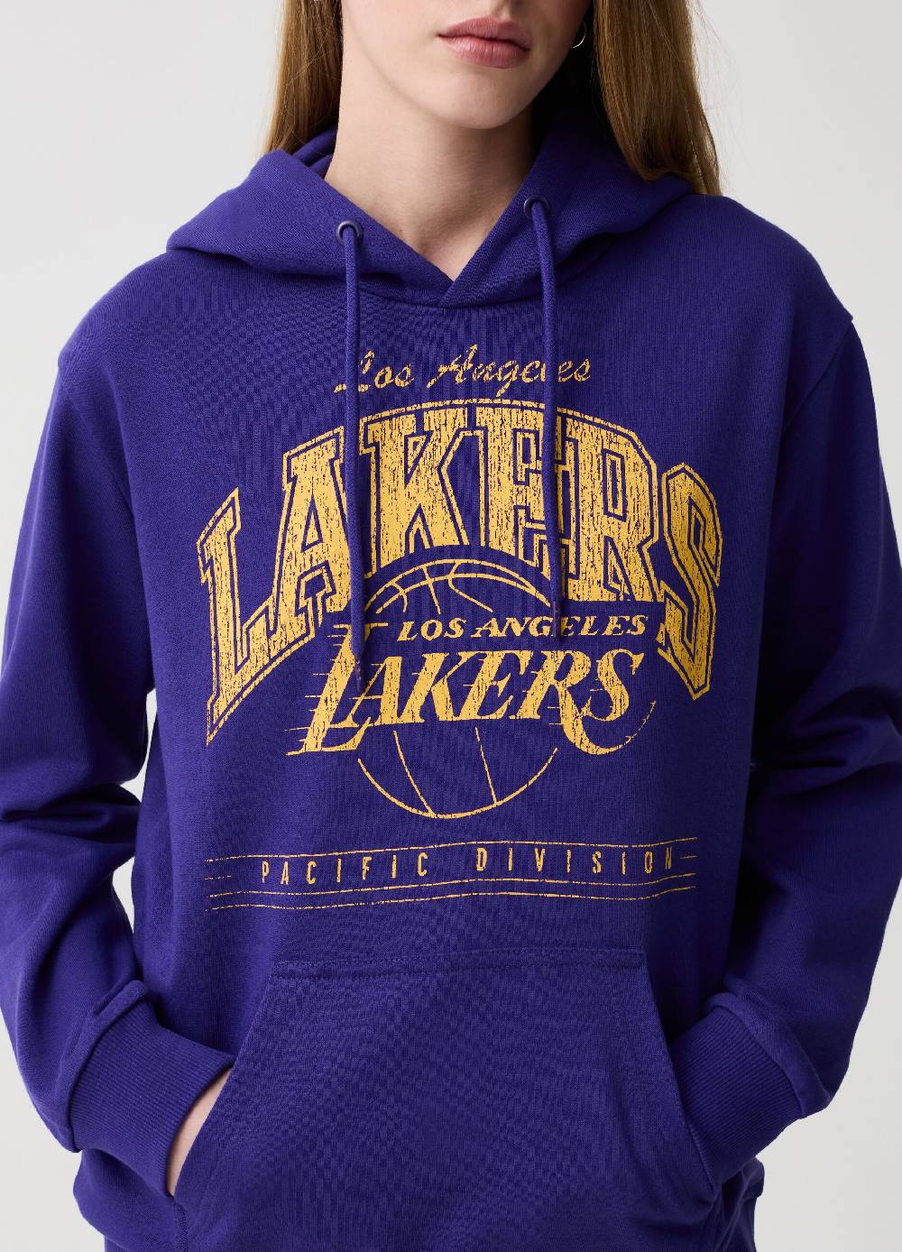 Ovs Felpa Con Cappuccio Stampa NBA Los Angeles Lakers