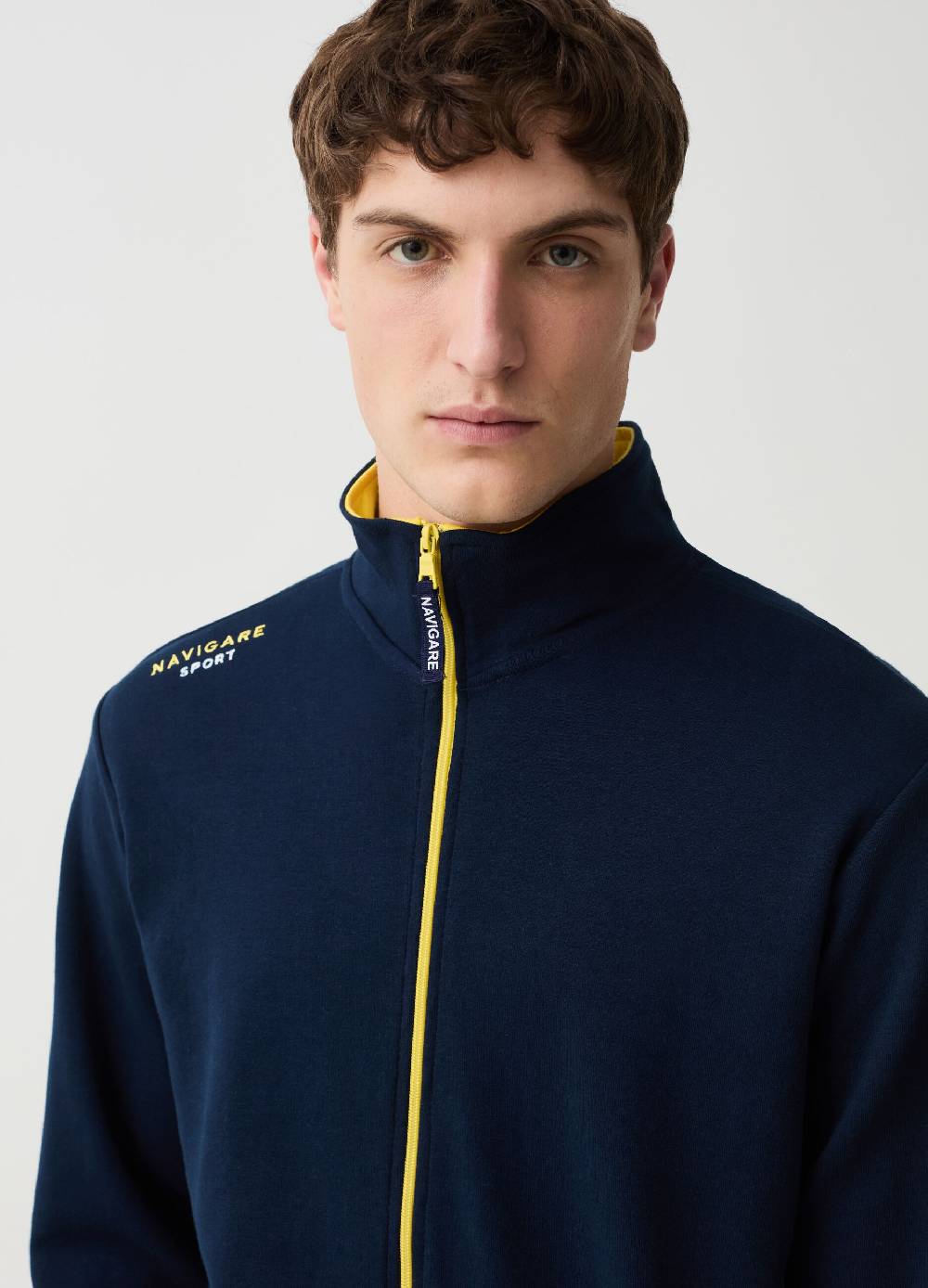Ovs Full-zip a collo alto con ricamo Navigare Sport