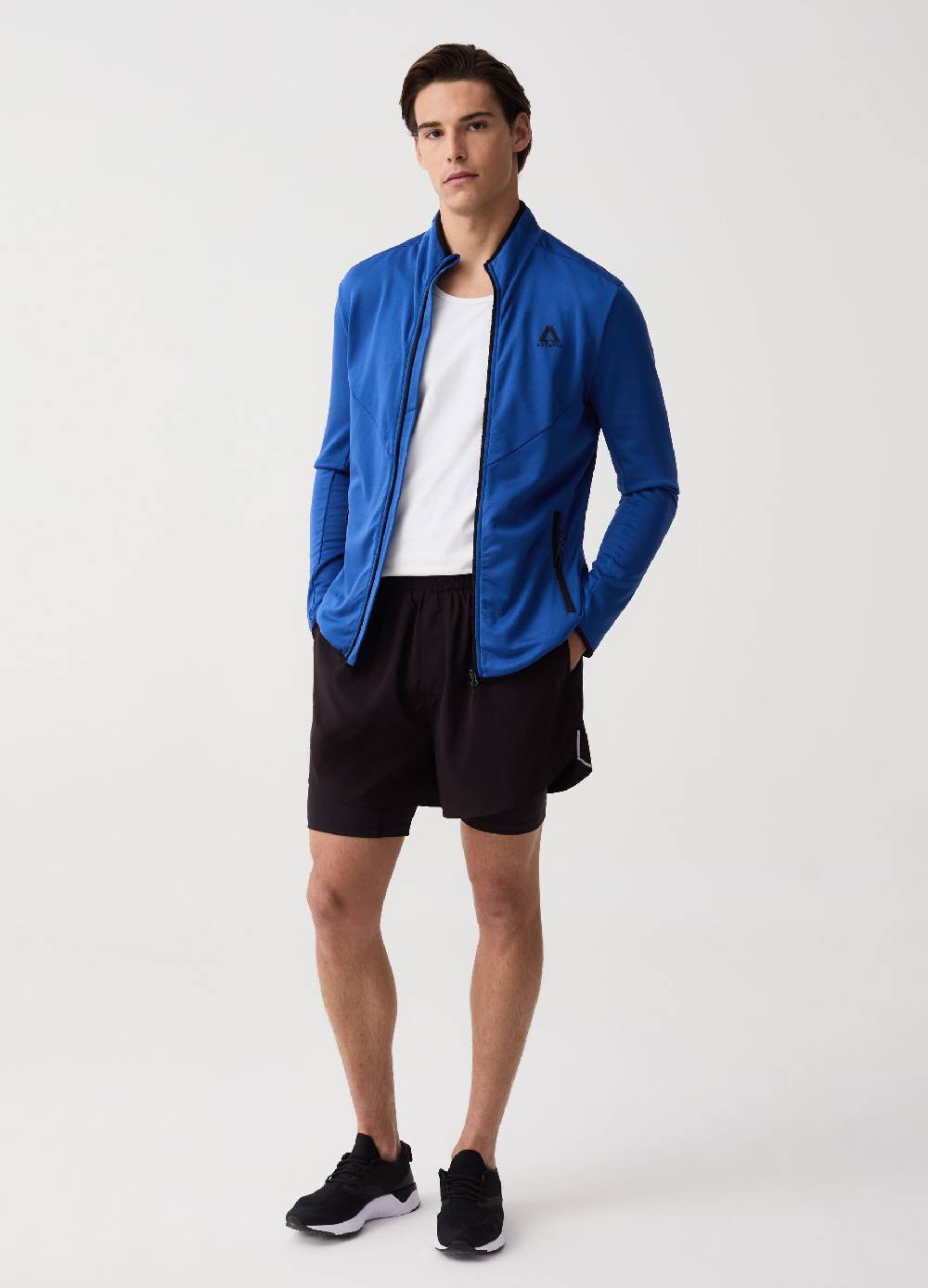 Ovs Full-zip A Collo Alto In Tessuto Tecnico Altavia