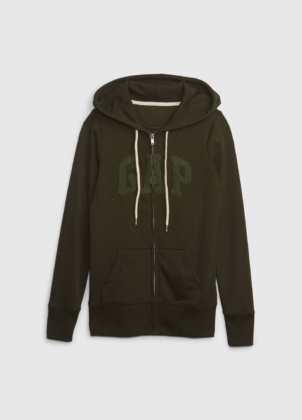 Ovs Full-zip In French Terry Applicazione Logo Boucle