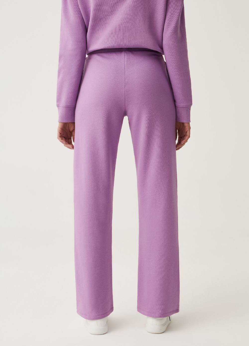 Ovs Joggers Fitness Straight Fit In Felpa Con Coulisse