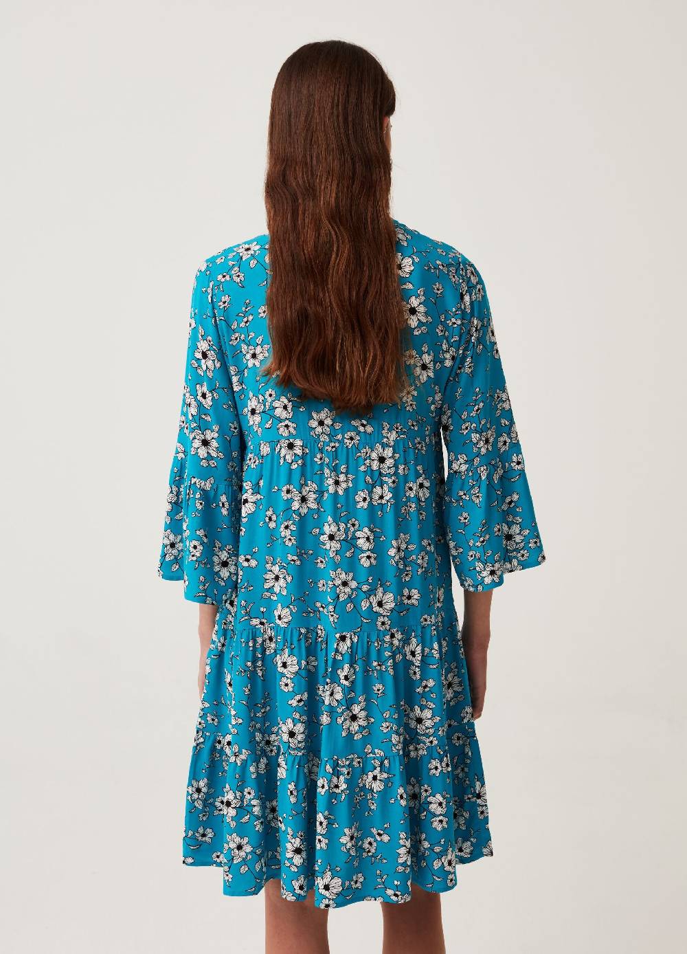 Ovs Abito Chemisier A Balze In Viscosa Sostenibile