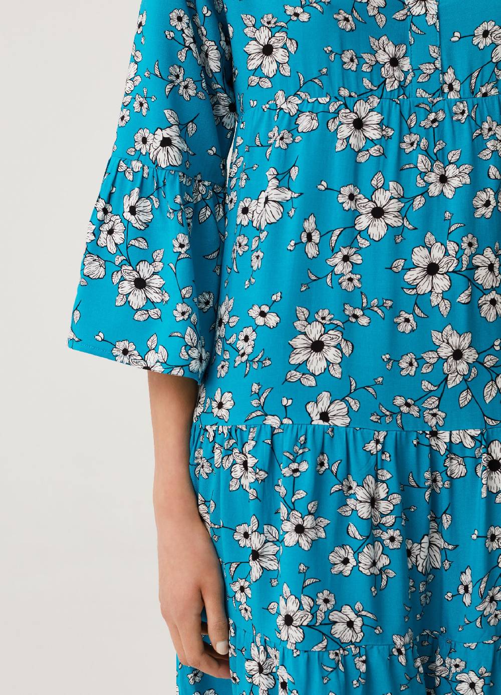 Ovs Abito Chemisier A Balze In Viscosa Sostenibile