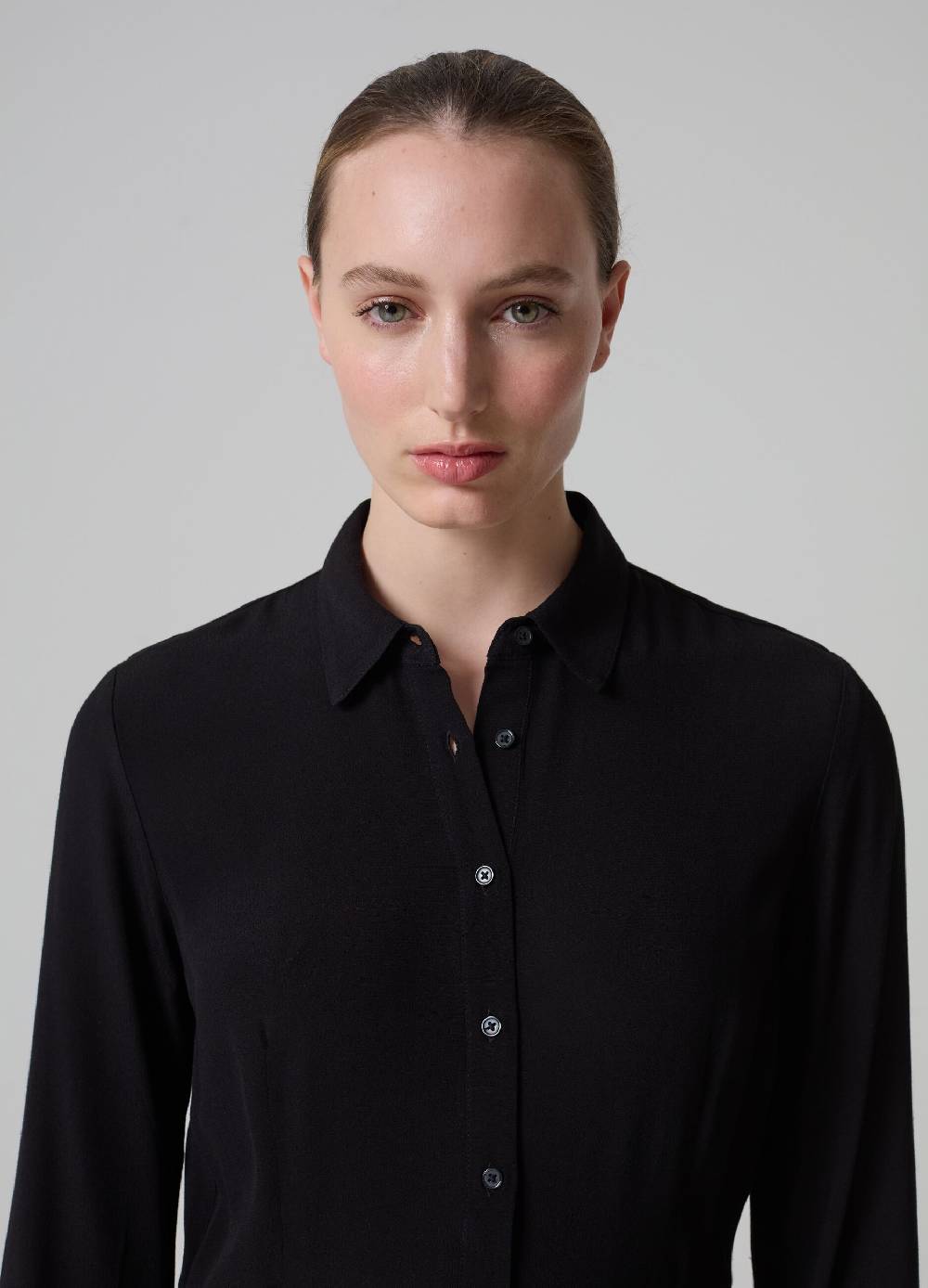 Ovs Abito Chemisier In Crepe PIOMBO