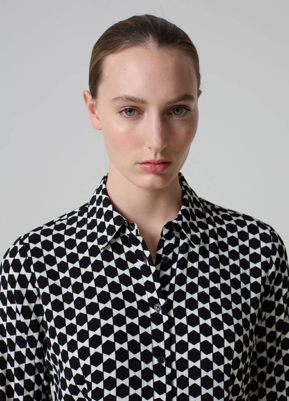 Ovs Abito Chemisier In Viscosa Con Fantasia