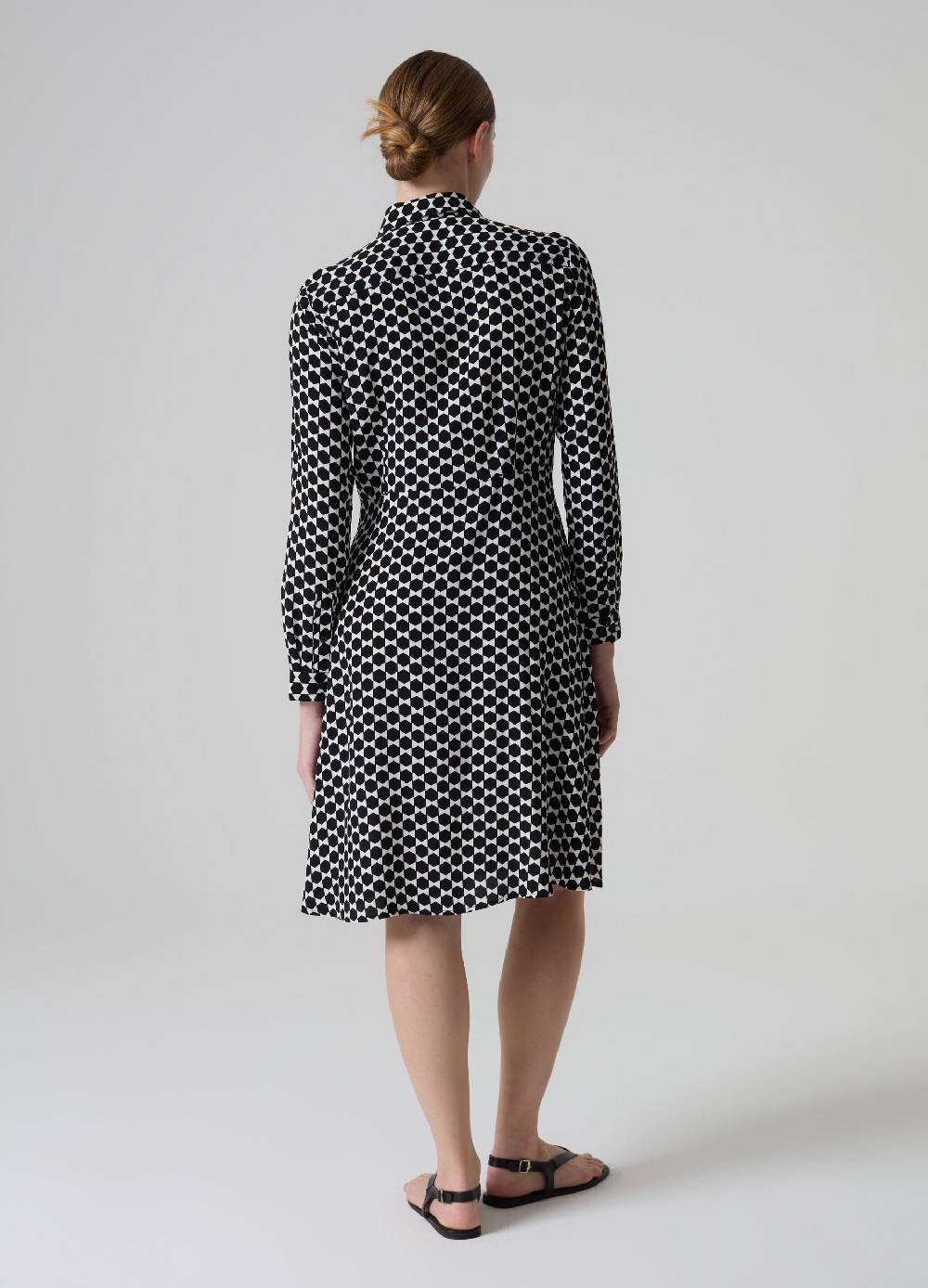 Ovs Abito Chemisier In Viscosa Con Fantasia