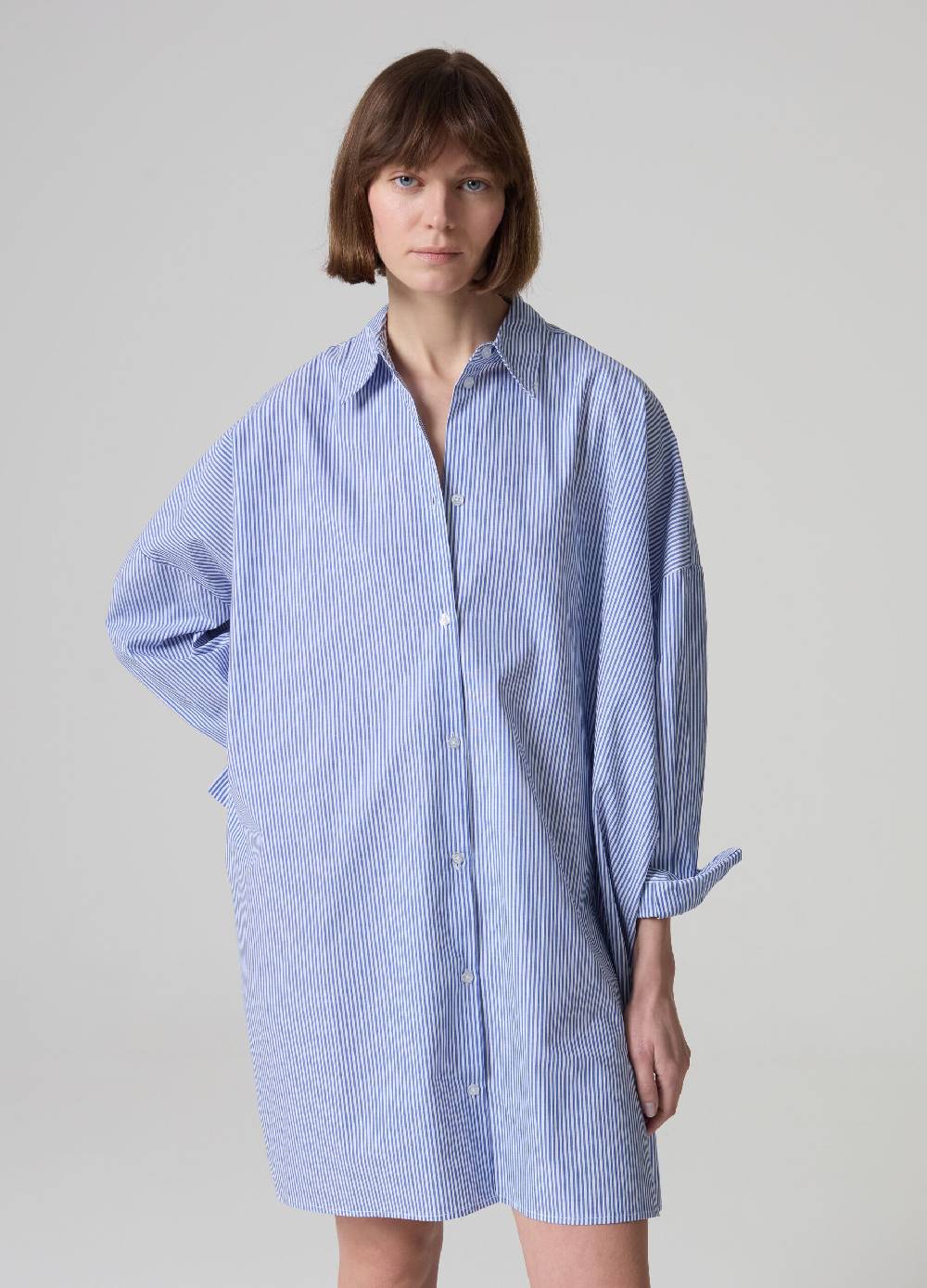 Ovs Abito chemisier oversize a righe