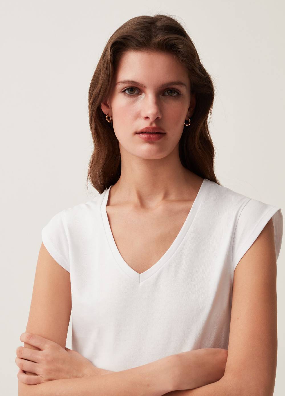 Ovs Abito Corto A Balze Con Maniche Ad Aletta