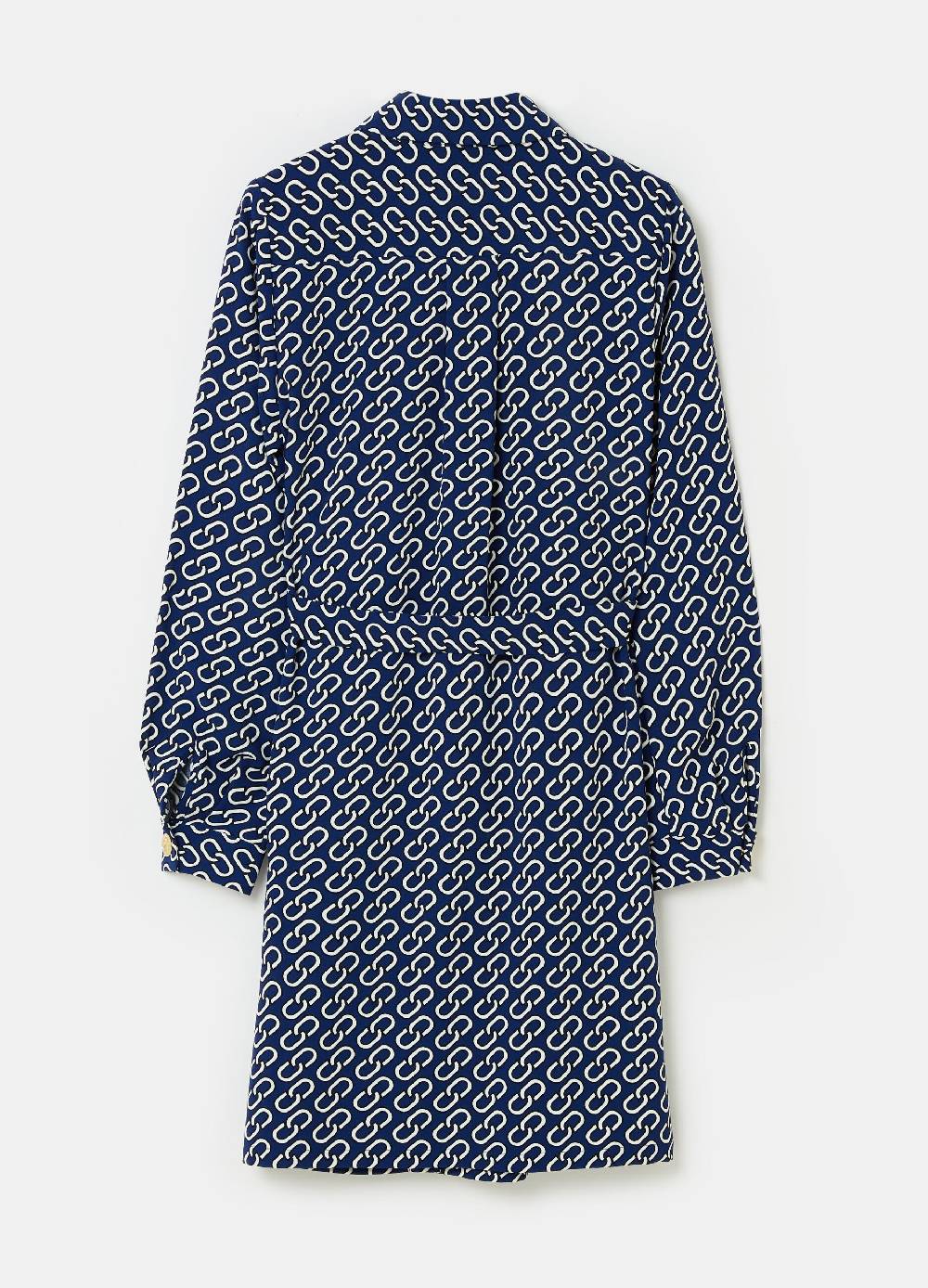 Ovs Abito Corto Chemisier In Crêpe Con Cintura