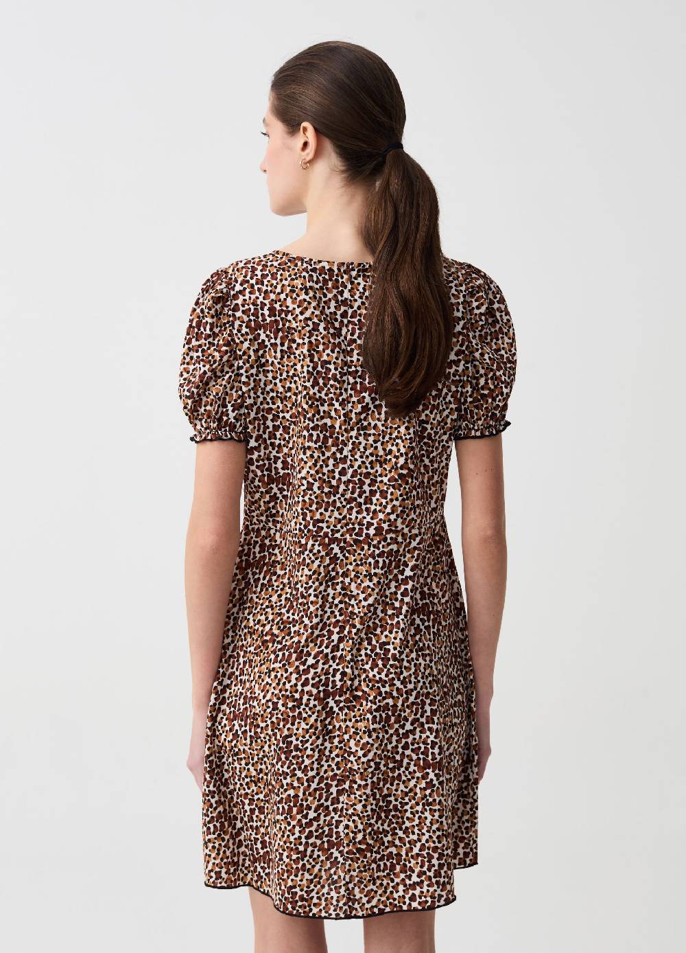 Ovs Abito Corto Con Maniche A Palloncino