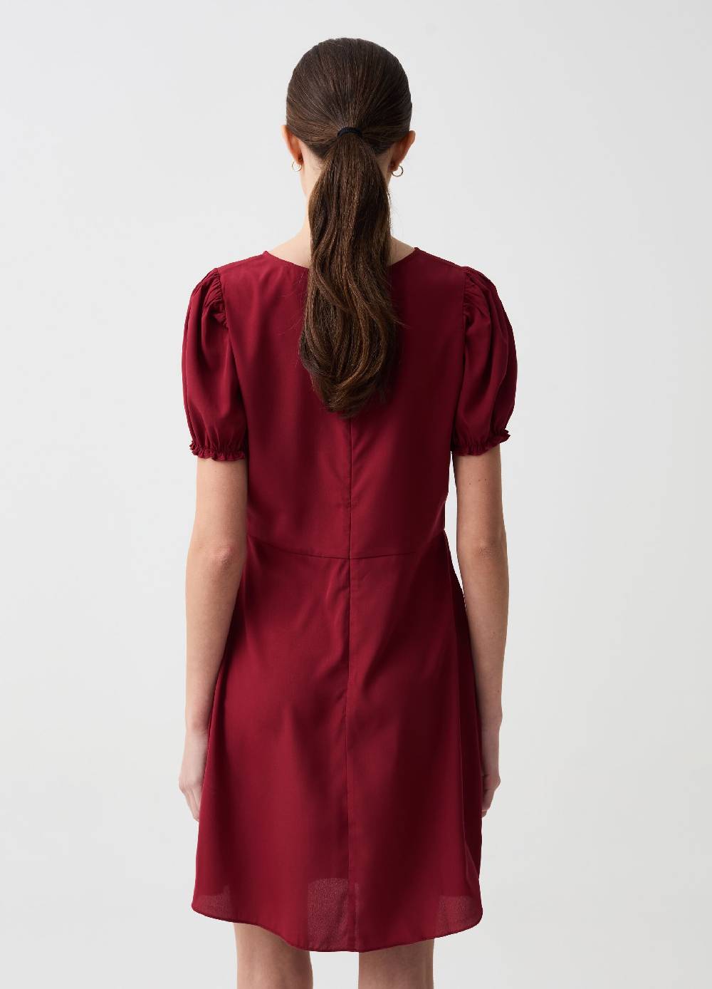 Ovs Abito Corto Con Maniche A Palloncino