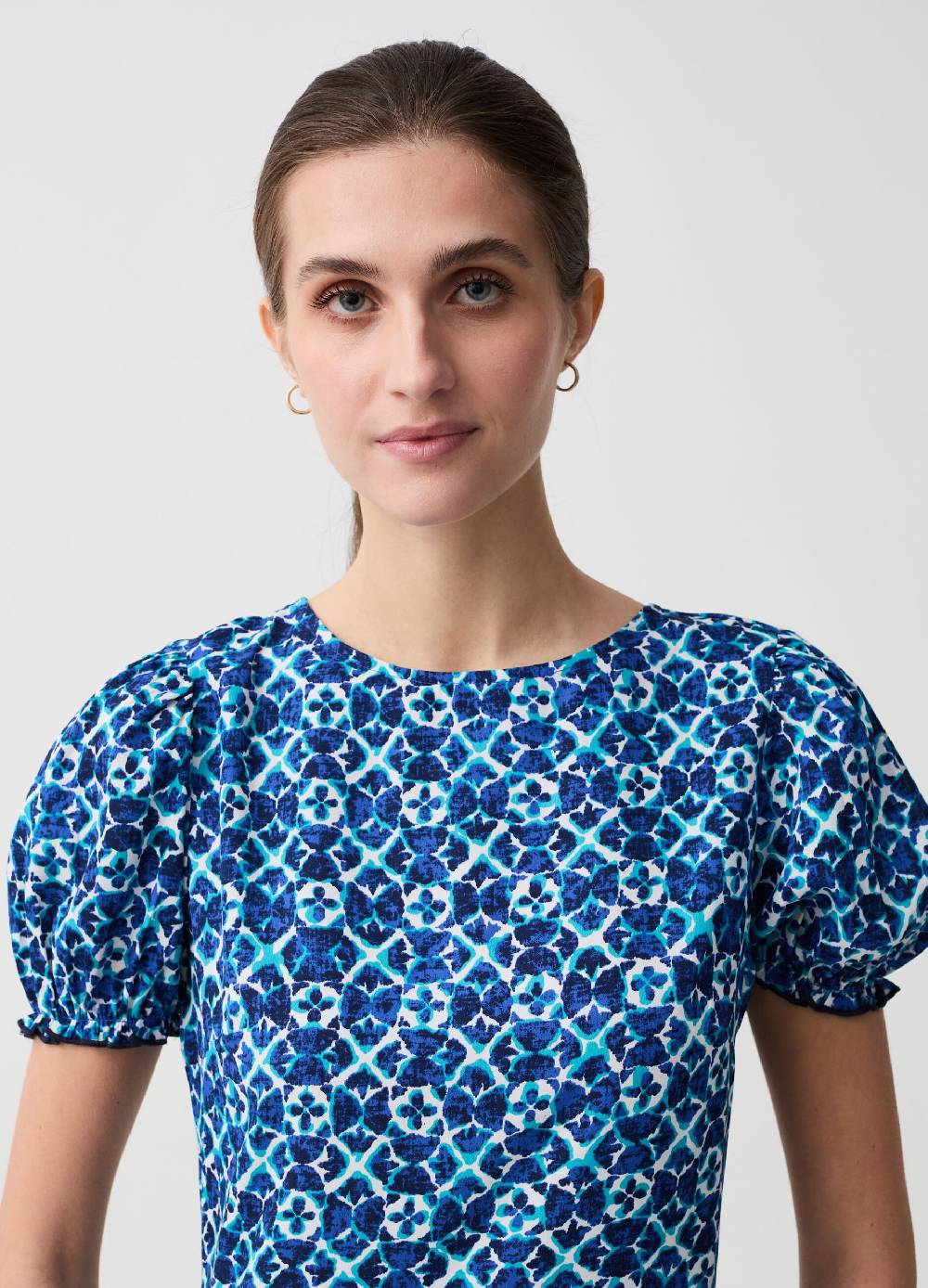 Ovs Abito Corto Con Maniche A Palloncino