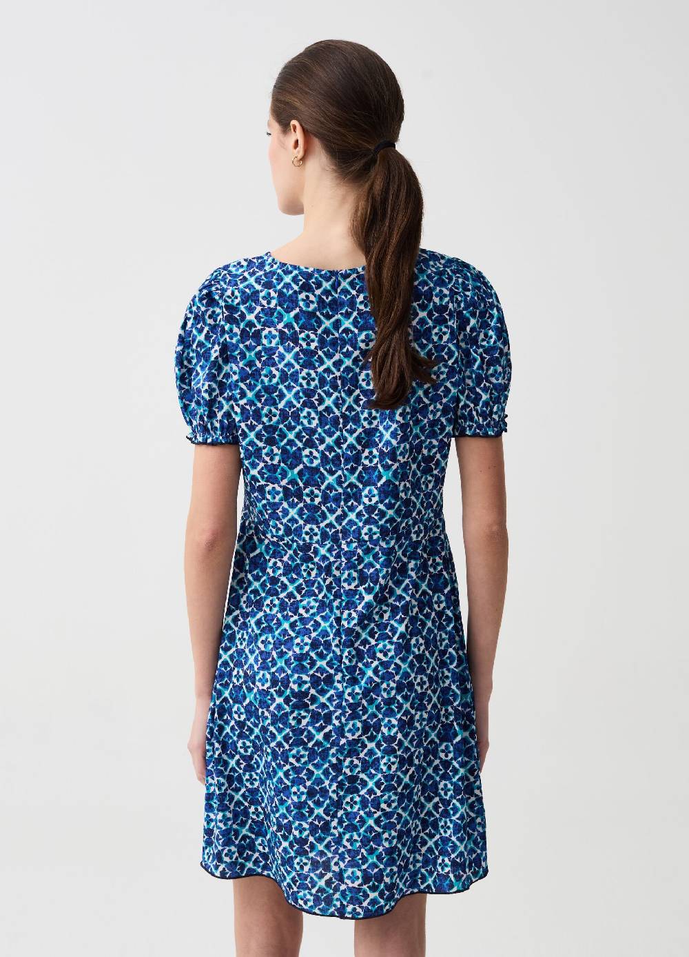 Ovs Abito Corto Con Maniche A Palloncino