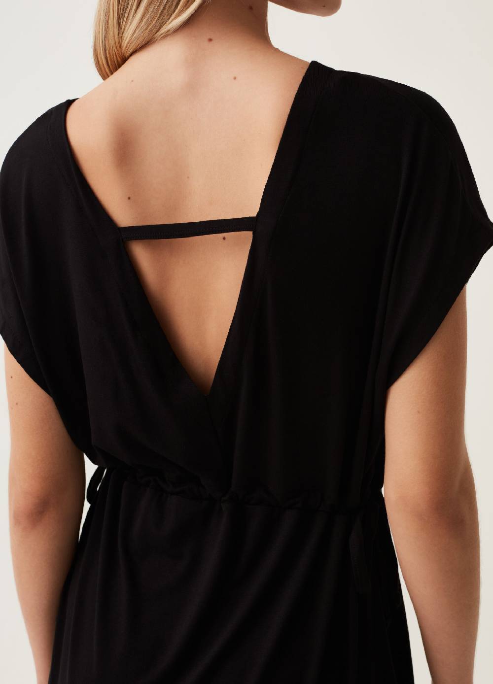 Ovs Abito Corto Con Scollo A V Maniche A Kimono