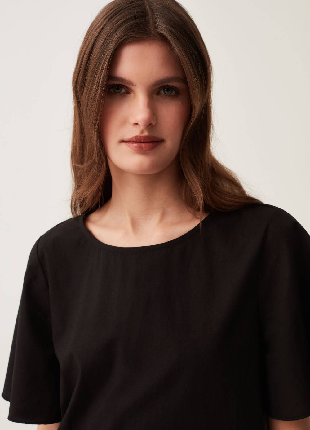 Ovs Abito Corto In Cotone Con Fiocco