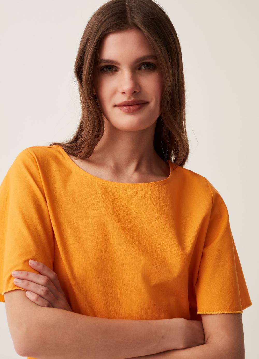 Ovs Abito Corto In Cotone Con Fiocco