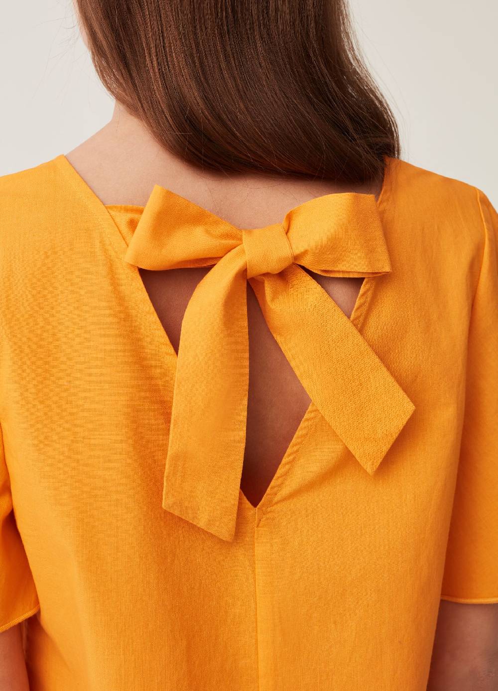 Ovs Abito Corto In Cotone Con Fiocco